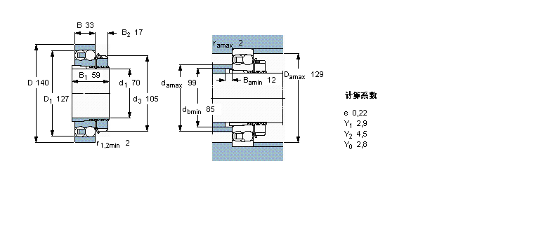 SKF 自調(diào)心球軸承, 帶緊定套, 無(wú)密封件2216EKTN9+H316樣本圖片