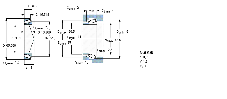 SKF 圓錐滾子軸承, 單列, 英制軸承LM29749/711/Q樣本圖片