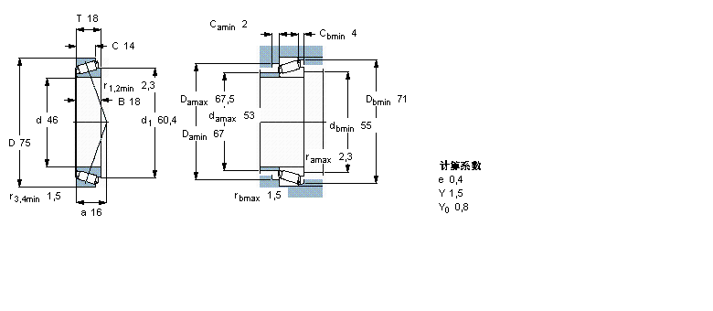 SKF 圓錐滾子軸承, 單列, 英制軸承LM503349/310/QCL7C樣本圖片