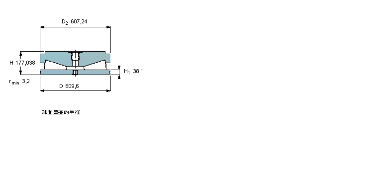 SKF 圓錐滾子推力軸承, 螺釘固定軸承BFSD353262/HA4樣本圖片