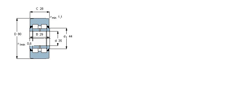 SKF 带法兰圈支承滚子PWTR3580.2RS样本图片