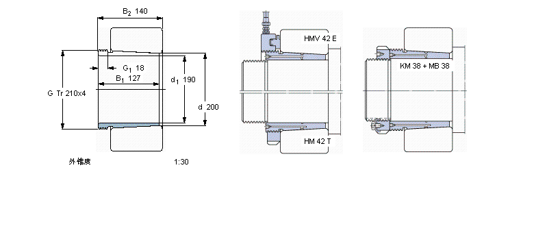 SKF 退卸套AH24040樣本圖片