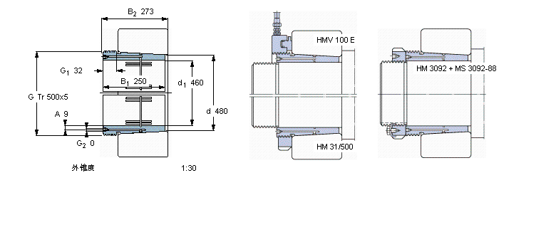 SKF 退卸套AOH24096樣本圖片