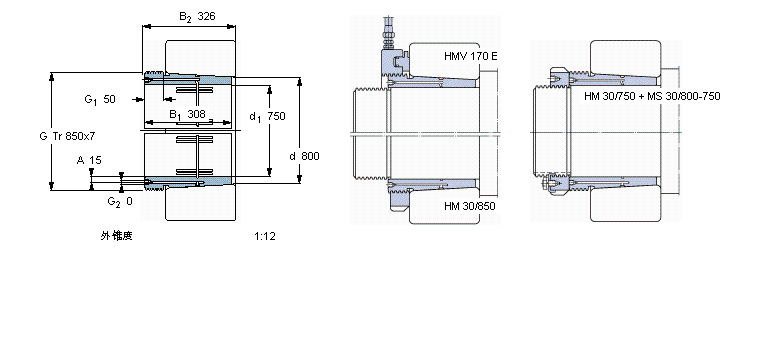 SKF 退卸套AOH30/800樣本圖片