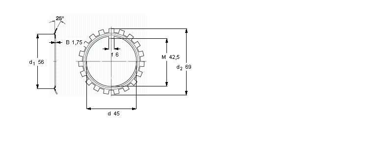 SKF MB(L)鎖定墊圈MB9C樣本圖片