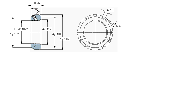 SKF 帶鎖緊銷的KMT精密鎖緊定螺母KMT22樣本圖片