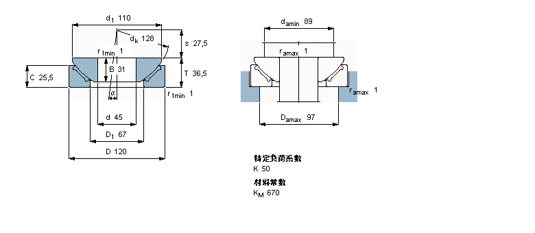 SKF 免維護球面滑動推力軸承GX45F樣本圖片